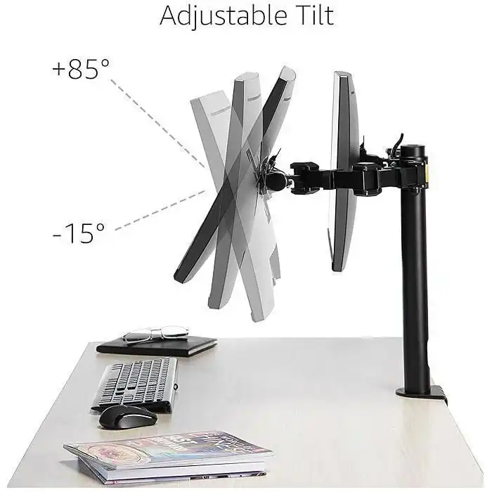 Support Écran PC Double Z022 – 15 à 33 pouces – Réglage Ergonomique – Image 4