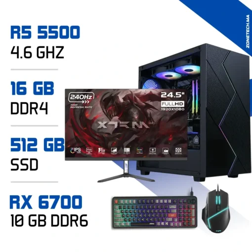 Setup complet pc gamer rtx 3060 ti fe