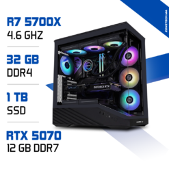 PC Pro R7 5700X / 1 To SSD / 32 Go DDR4 / RTX 5070