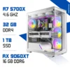 PC Gamer Ryzen 7 5700X / 32GB RAM / 1TB SSD / RX 9060 XT 16GB