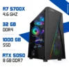 PC Gamer Ryzen 7 5700X / 1000 GB SSD / 32GB / RTX 5050 8G