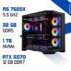 PC Gamer Zonetech Ryzen 5 7600X / 32GB RAM / 1000 GB SSD / RTX 5070 12GB