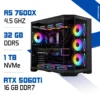 PC Gamer Ryzen 5 7600X / 1 To SSD / 32 Go DDR5 / RTX 5060 Ti 16GB