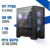 PC Gamer Zonetech Ryzen 7 7700 / 32GB RAM / 1000 GB SSD / RTX 5070 12GB