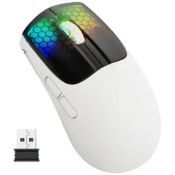 Souris Gaming ATTACK SHARK X5 – Sans Fil, 3 Modes, RGB