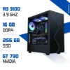 PC Gamer Ryzen 3 3100 / 16GB RAM / 256GB SSD / GT 730 4GB
