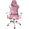 SKILLCHAIRS Aurelia – Chaise Gaming Rose en Cuir PVC | Confort & Style jusqu’à 120 kg