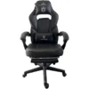 SKILLCHAIRS Striker – Chaise Gaming avec Dossier 135° et Repose-pieds