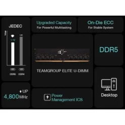 Team Group 16Go (1x 16Go) DDR5 5600 MHz CL46 Elite prix maroc