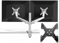 Alternative view of Support Écran PC OA-4S – Pour Deux Moniteurs 13" à 27"