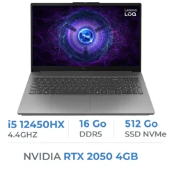 LENOVO LOQ 15IAX9E Intel i5-12450HX/16GB DDR5/512GB SSD/15.6″ 144Hz/RTX 2050 4GB