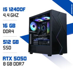 PC Gamer i5 12400F / 512 Go SSD / 16 Go DDR4 / RTX 5050