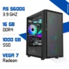 PC Gamer Ryzen 5 5600G/ 16GB / 1000 GB SSD/ Radeon Vega7