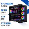 PC Pro Zonetech Ryzen 7 7800X3D / 32GB DDR5 / 1TB SSD / RTX 5070