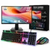 Pack MSI PRO MP225 E12VL 21.45″ 1ms 120Hz + Clavier Souris Gamer Bajel RGB MAROC