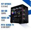 PC Pro Zonetech Ryzen 7 9700X / 32GB DDR5 / 1TB SSD / RTX 5060Ti 8GB MAROC