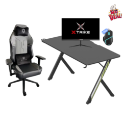 Pack Gaming Complet SKILLDESK NEXUS + SKILLCHAIRS Monarch + Écran 24″ 120Hz + Souris Gaming Offerte