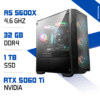 PC Gamer Ryzen 5 5600X / 1 To SSD / 32 Go DDR4 / RTX 5060 Ti MAROC
