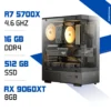 PC Gamer Ryzen 7 5700X / 16GB RAM / 512GB SSD / RX 9060 XT 8GB