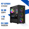 PC Gamer Ryzen 7 5700X /1000GB SSD / 16GB / RX 580 8GB MAROC