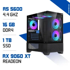 PC Gamer Ryzen 5 5600 / 16GB RAM / 1TB SSD / RX 9060 XT 8GB