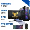 Setup Complet PC Gamer Zonetech Ryzen 9 9900X / 32GB / 2TB SSD / RTX 5070Ti 16GB