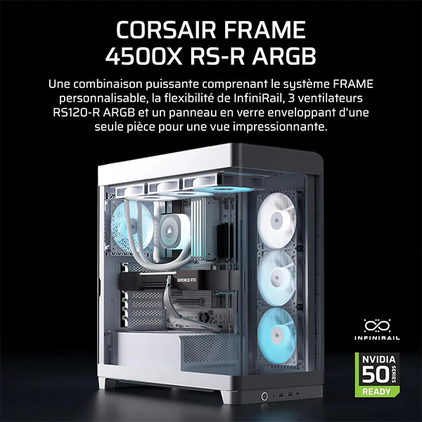 Corsair FRAME 4500X RS-R ARGB Blanc – Image 2