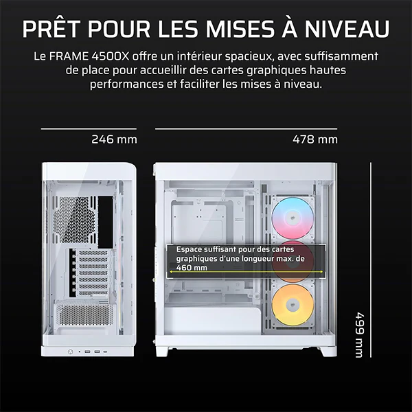 Corsair FRAME 4500X RS-R ARGB Blanc – Image 4