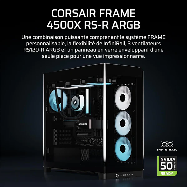 Corsair FRAME 4500X RS-R ARGB Noir – Image 2