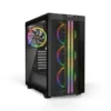 be quiet! Pure Base 500 FX (Noir) – Boîtier moyen tour silencieux et lumineux