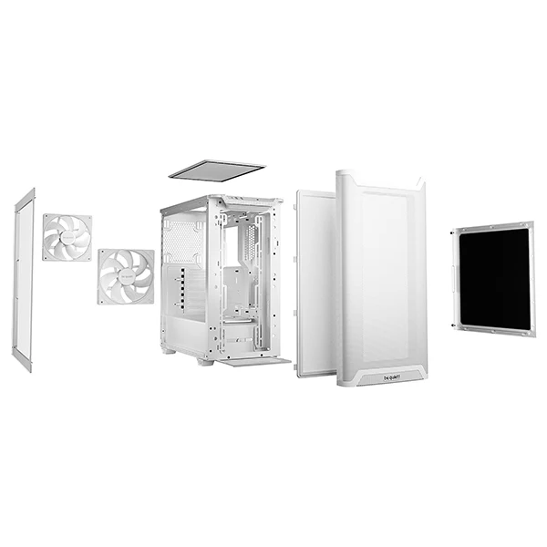 be quiet! Pure Base 501 Airflow Window (White) – Image 4