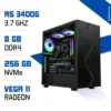 PC Gamer R5 3400G 256GB SSD 8GB Radeon Vega11