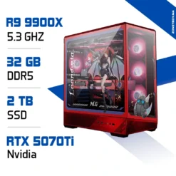 PC Pro Zonetech R9 9900X / 32GB DDR5 / 2TB SSD / RTX 5070Ti MLG