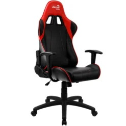 Chaise Gamer AEROCOOL AC100 AIR Rouge – Confort extrême et ventilation optimale