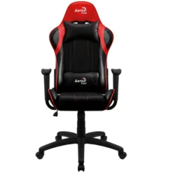 Chaise Gamer AEROCOOL AC100 AIR Rouge – Confort extrême et ventilation optimale