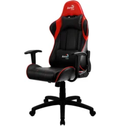 Chaise Gamer AEROCOOL AC100 AIR Rouge – Confort extrême et ventilation optimale