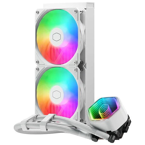 Cooler Master MasterLiquid 240 Core II ARGB (White) – Image 2