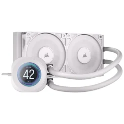 Corsair Nautilus 240 RS LCD (Blanc) – Watercooling 240 mm avec écran LCD