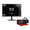HYBROK HP24IFL120 24" IPS 120Hz 1ms FHD + Pack Gaming DeadSkull 4 en 1