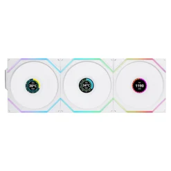Lian Li UNI Fan TL-LCD Wireless Reverse 120 White (Triple Pack)