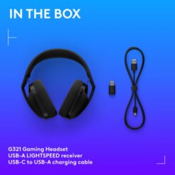 Logitech G321 Lightspeed Noir prix maroc