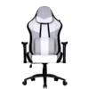COOLER MASTER CALIBER R3C BLANC/GRIS Maroc : chaise gaming haut de gamme pour confort et style