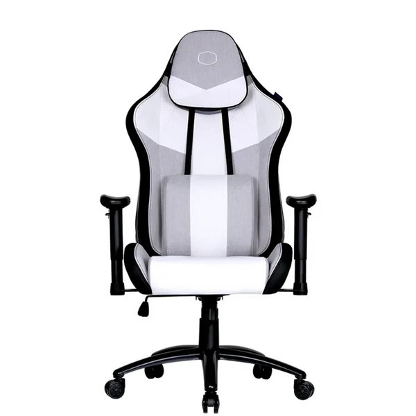 COOLER MASTER CALIBER R3C BLANC/GRIS Maroc : chaise gaming haut de gamme pour confort et style