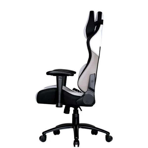 COOLER MASTER CALIBER R3C BLANC/GRIS Maroc : chaise gaming haut de gamme pour confort et style