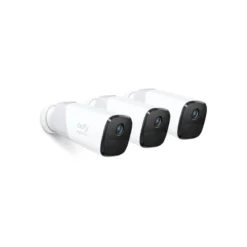 EufyCam 2 Pro (Kit 3 Caméras) – Système de sécurité 2K sans fil pour maison