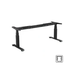 Bureau électrique NOVA T002 SHELF Noir – Puissance, stabilité et ergonomie avancée