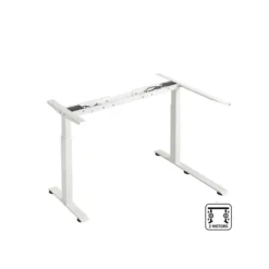 Bureau électrique NOVA T010 SHELF Blanc – Ergonomie, puissance et design moderne