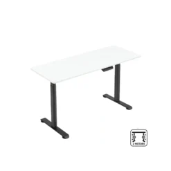 NOVA T020 SHELF + NOVA TABLETOP Blanc 140x60cm