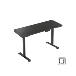 NOVA T020 SHELF + NOVA TABLETOP Noir 140x60cm