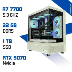 PC Gamer Zonetech Ryzen 7 7700 / 32GB RAM / 1000 GB SSD / RTX 5070 12GB
